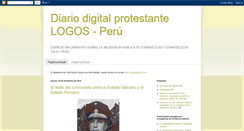 Desktop Screenshot of diariologosperu.blogspot.com