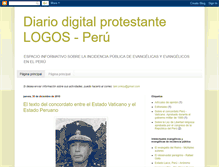 Tablet Screenshot of diariologosperu.blogspot.com