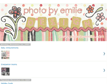 Tablet Screenshot of photobyemiliedesign.blogspot.com