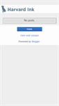 Mobile Screenshot of harvardink.blogspot.com