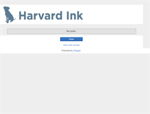 Tablet Screenshot of harvardink.blogspot.com