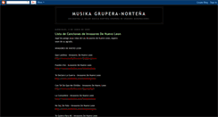 Desktop Screenshot of musik-grupera.blogspot.com