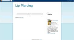 Desktop Screenshot of lippiercing.blogspot.com