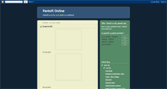 Desktop Screenshot of pantofionline.blogspot.com