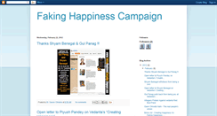 Desktop Screenshot of fakinghappinesscampaign.blogspot.com