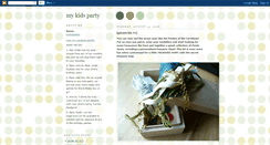 Desktop Screenshot of mykidsparty.blogspot.com