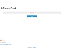 Tablet Screenshot of freaksoftwares.blogspot.com