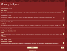 Tablet Screenshot of mommyinspurs.blogspot.com