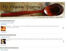 Tablet Screenshot of myveganspoons.blogspot.com