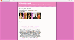 Desktop Screenshot of designerdivas.blogspot.com