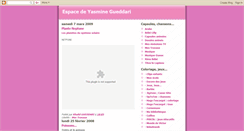 Desktop Screenshot of espaceyasmine.blogspot.com