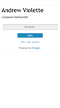 Mobile Screenshot of andrewviolette.blogspot.com