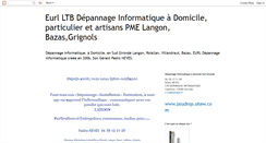Desktop Screenshot of depannageinformatiquecaptieux.blogspot.com