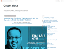 Tablet Screenshot of gospelrapartists.blogspot.com