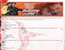 Tablet Screenshot of findsoulmates.blogspot.com