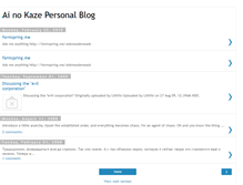 Tablet Screenshot of ainokaze.blogspot.com