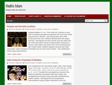 Tablet Screenshot of hadis-islam.blogspot.com