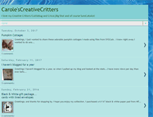 Tablet Screenshot of carolescreativecritters.blogspot.com