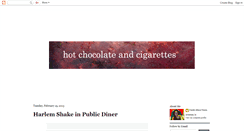 Desktop Screenshot of hotchocolateandcigarettes.blogspot.com