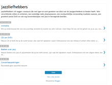Tablet Screenshot of jazzliefhebbers.blogspot.com