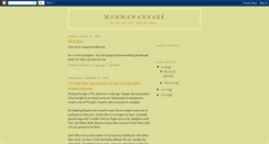 Desktop Screenshot of mammawannabe.blogspot.com