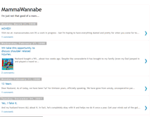 Tablet Screenshot of mammawannabe.blogspot.com