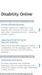 Mobile Screenshot of disabilityonline.blogspot.com