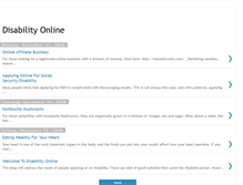Tablet Screenshot of disabilityonline.blogspot.com