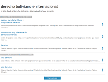 Tablet Screenshot of derechobolivianoeinternacional.blogspot.com