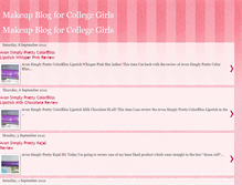 Tablet Screenshot of easy-college-makeup.blogspot.com