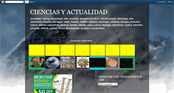 Desktop Screenshot of mistemasdeactualidad.blogspot.com