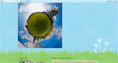 Desktop Screenshot of bigsphereoflife.blogspot.com