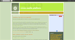 Desktop Screenshot of crossmediaplatform.blogspot.com
