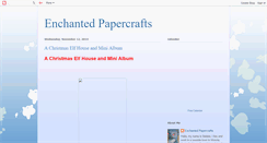 Desktop Screenshot of enchantedpapercrafts.blogspot.com