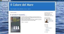Desktop Screenshot of ilcoloredelmareblog.blogspot.com