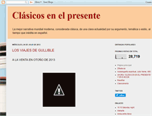 Tablet Screenshot of clasicosenelpresente.blogspot.com