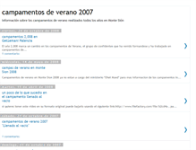 Tablet Screenshot of campasverano.blogspot.com