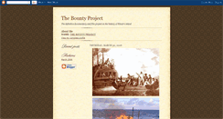 Desktop Screenshot of bountyproject.blogspot.com