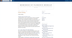 Desktop Screenshot of florriemorgan.blogspot.com