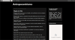 Desktop Screenshot of antropocentrismoflow.blogspot.com