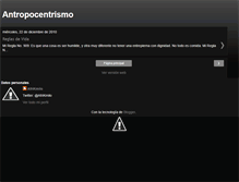 Tablet Screenshot of antropocentrismoflow.blogspot.com