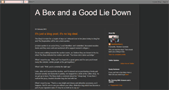 Desktop Screenshot of liedown.blogspot.com