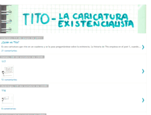 Tablet Screenshot of lacaricaturaexistencialista.blogspot.com