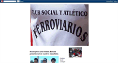 Desktop Screenshot of ferroviariosjuarez.blogspot.com