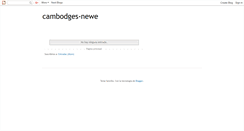 Desktop Screenshot of cambodges-newe.blogspot.com