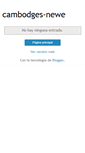 Mobile Screenshot of cambodges-newe.blogspot.com