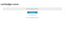 Tablet Screenshot of cambodges-newe.blogspot.com