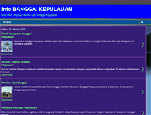 Tablet Screenshot of infobanggaikepulauan.blogspot.com