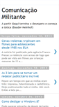 Mobile Screenshot of comunicacaomilitante.blogspot.com