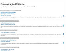 Tablet Screenshot of comunicacaomilitante.blogspot.com